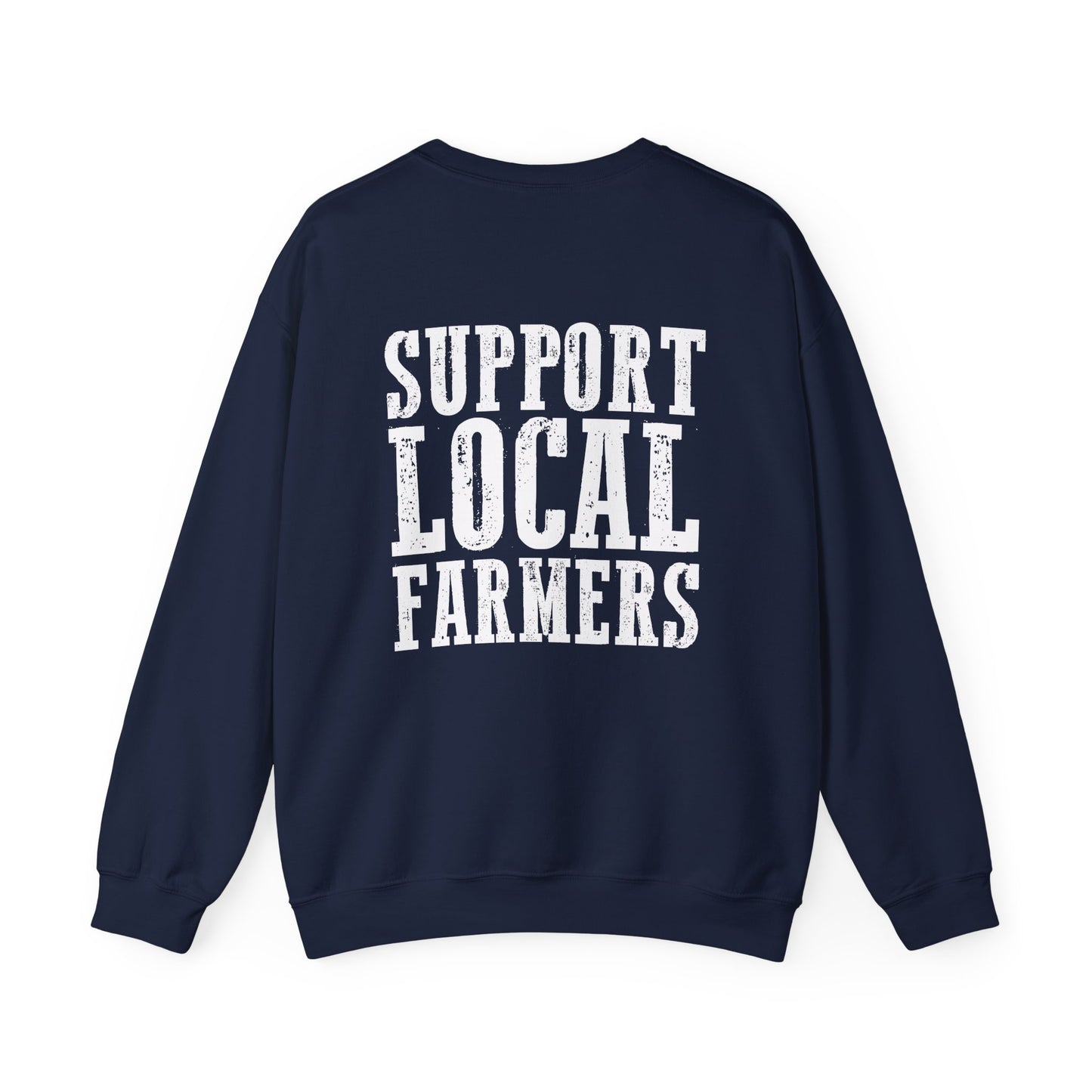 Farm Fresh & Cozy Crewneck – Support Local Farmers Sweatshirt