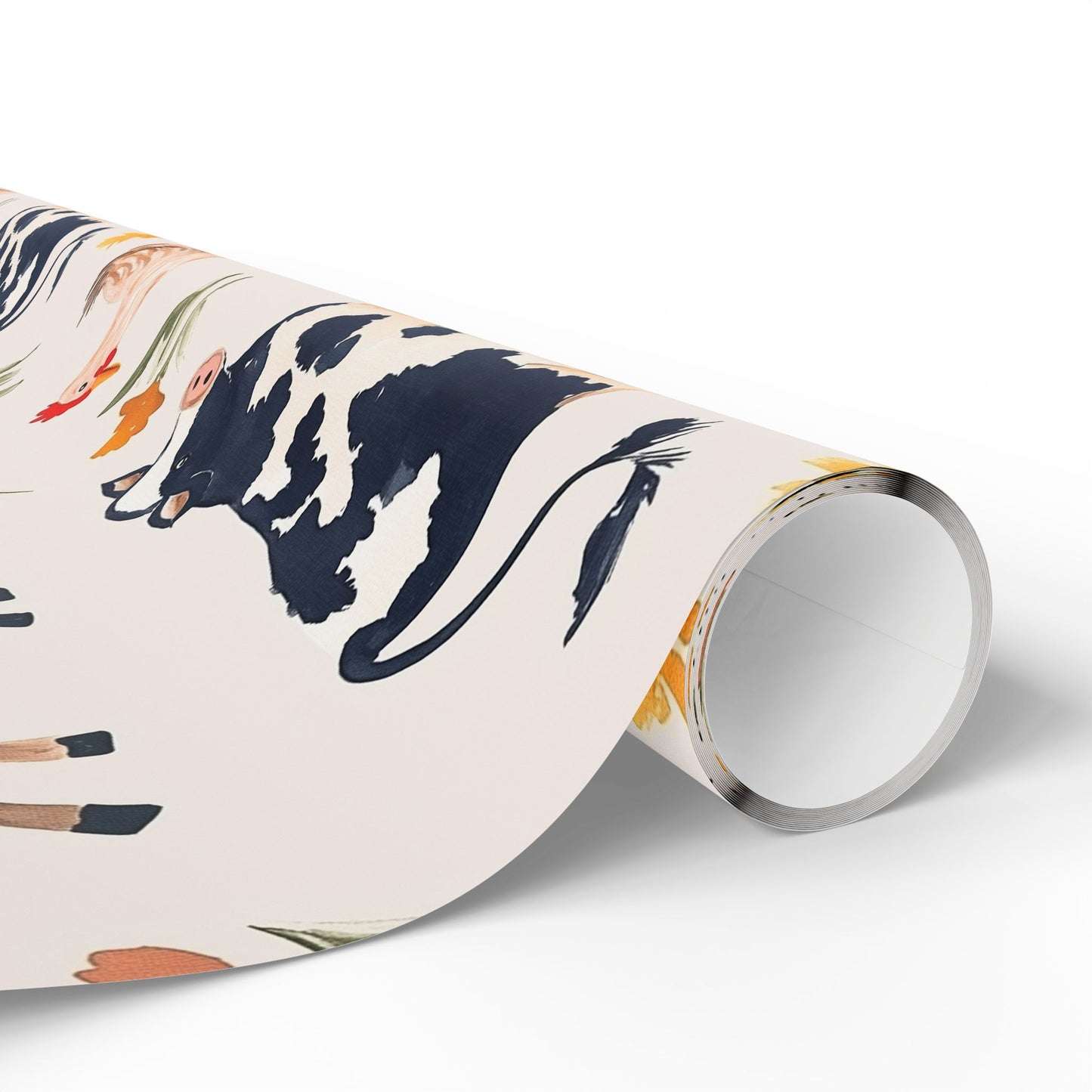 Farm Animal Wrapping Paper – Tractor & Barnyard Gift Wrap for Kids & Families