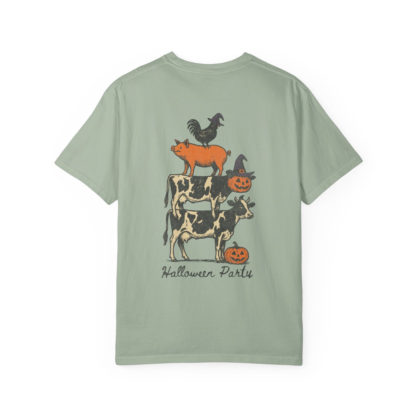 🎃 Halloween Party Cow Comfort Colors Tee