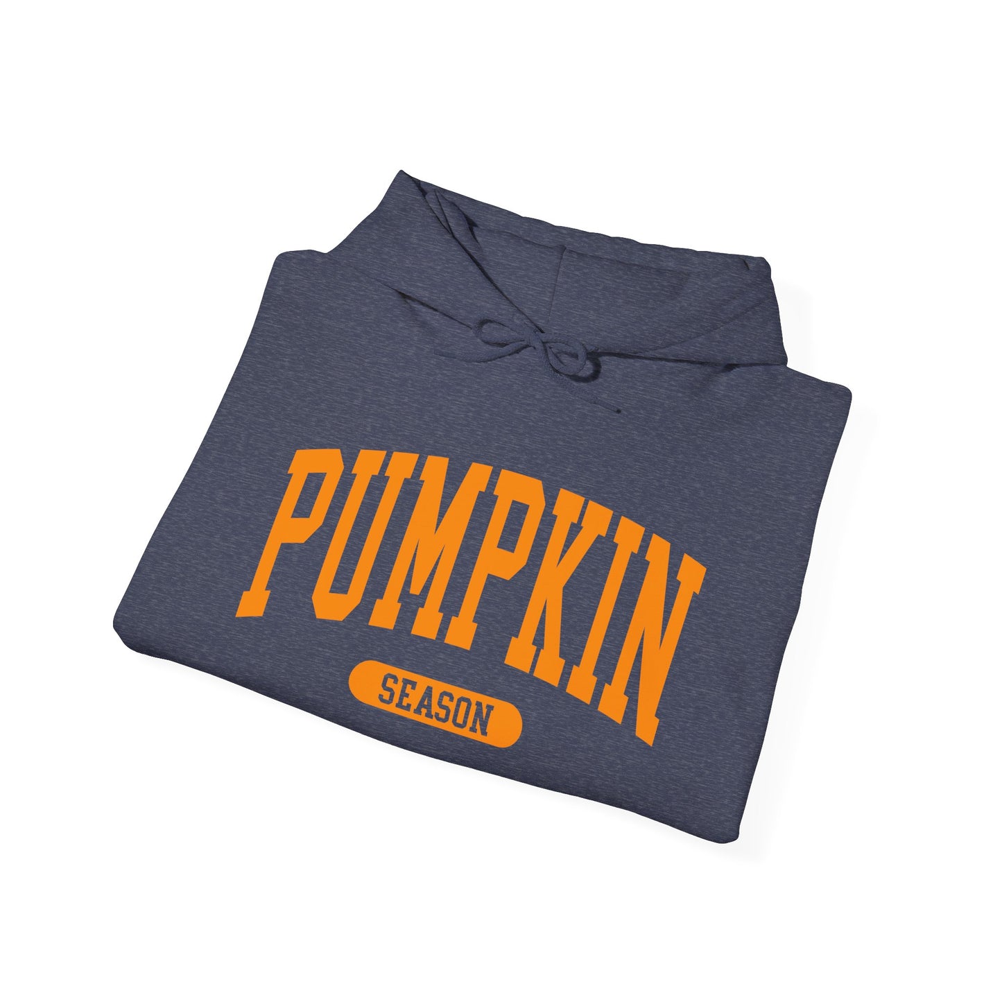 Pumpkin Season Gildan Hoodie | Jumbo’s Pumpkin Patch Logo Sleeve