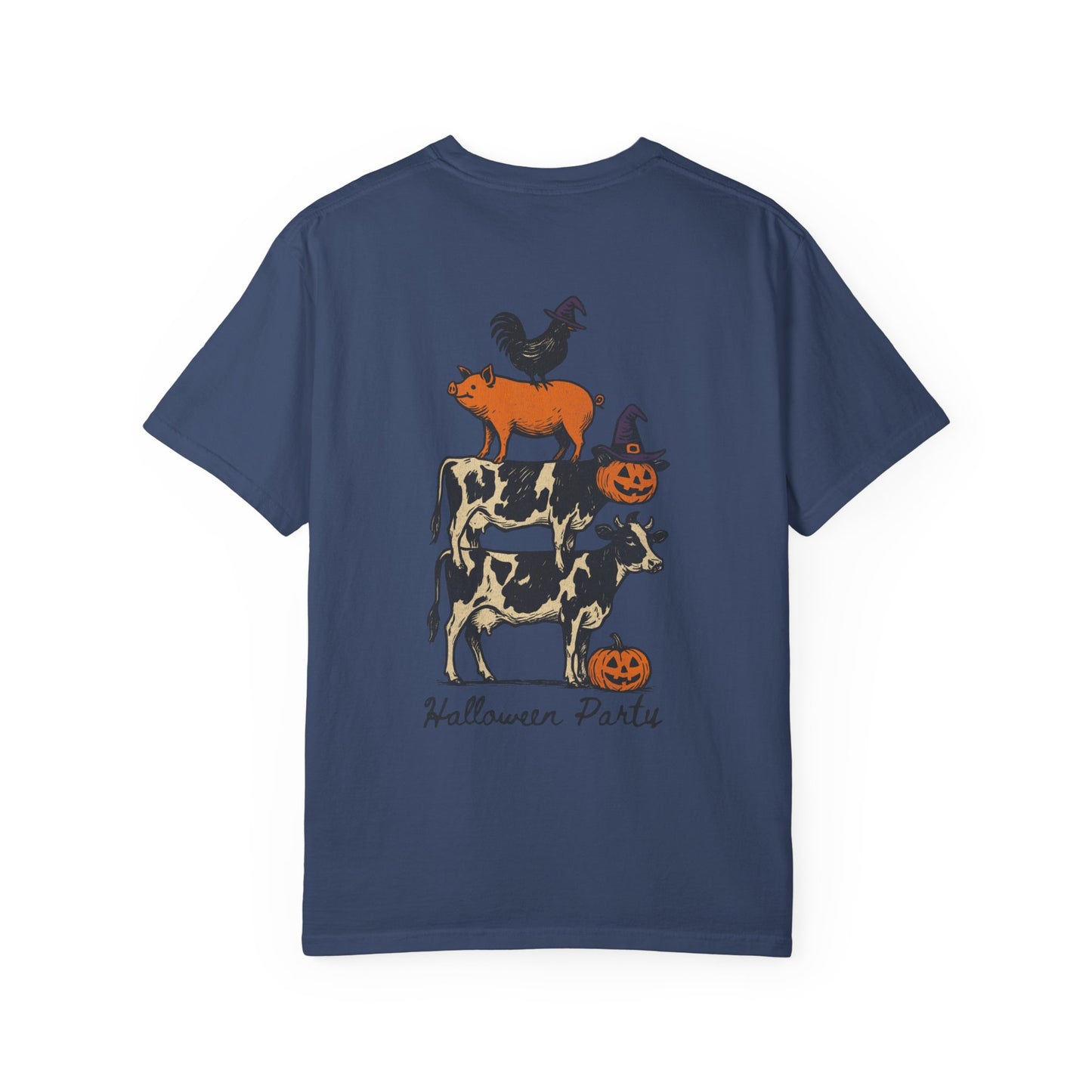 🎃 Halloween Party Cow Comfort Colors Tee