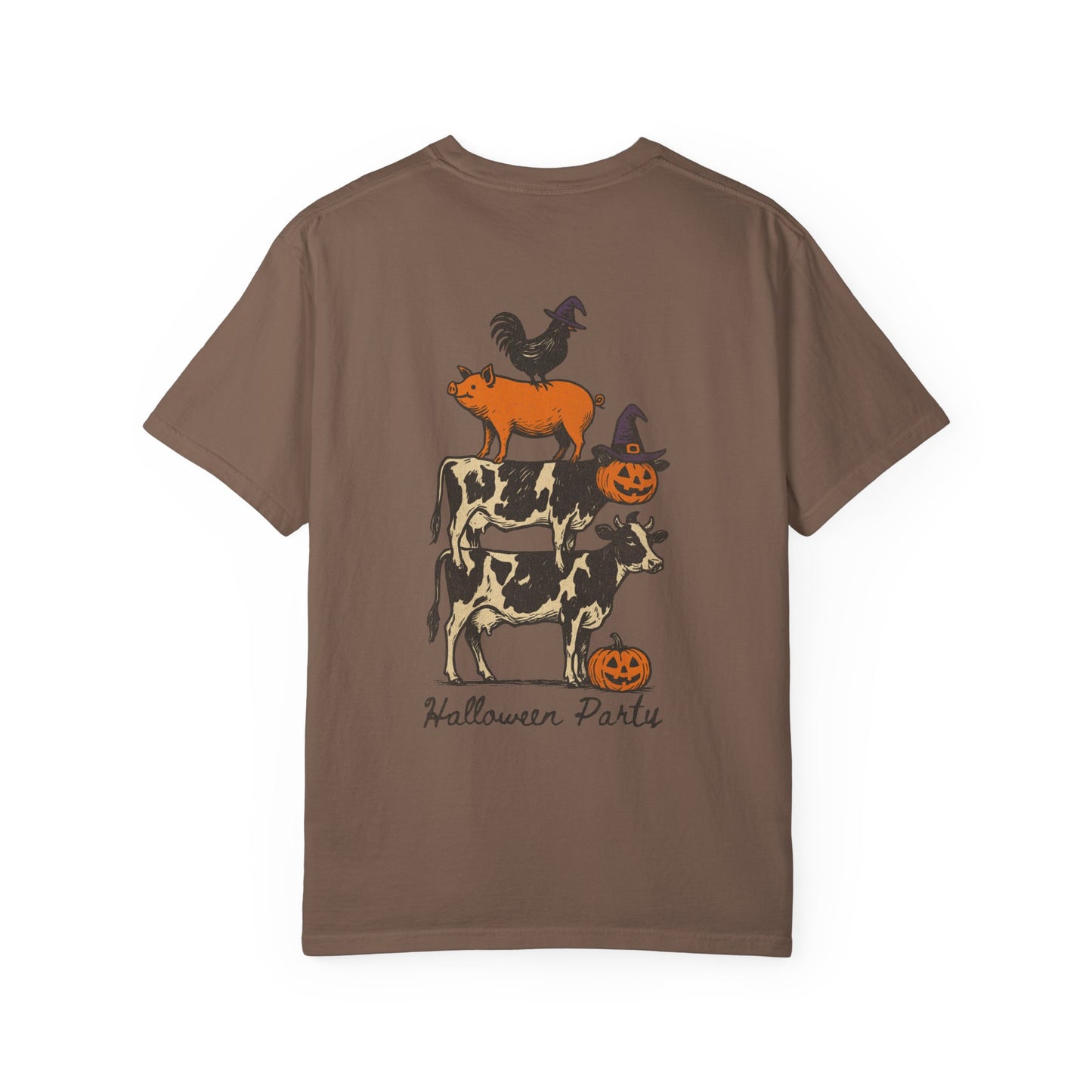 🎃 Halloween Party Cow Comfort Colors Tee