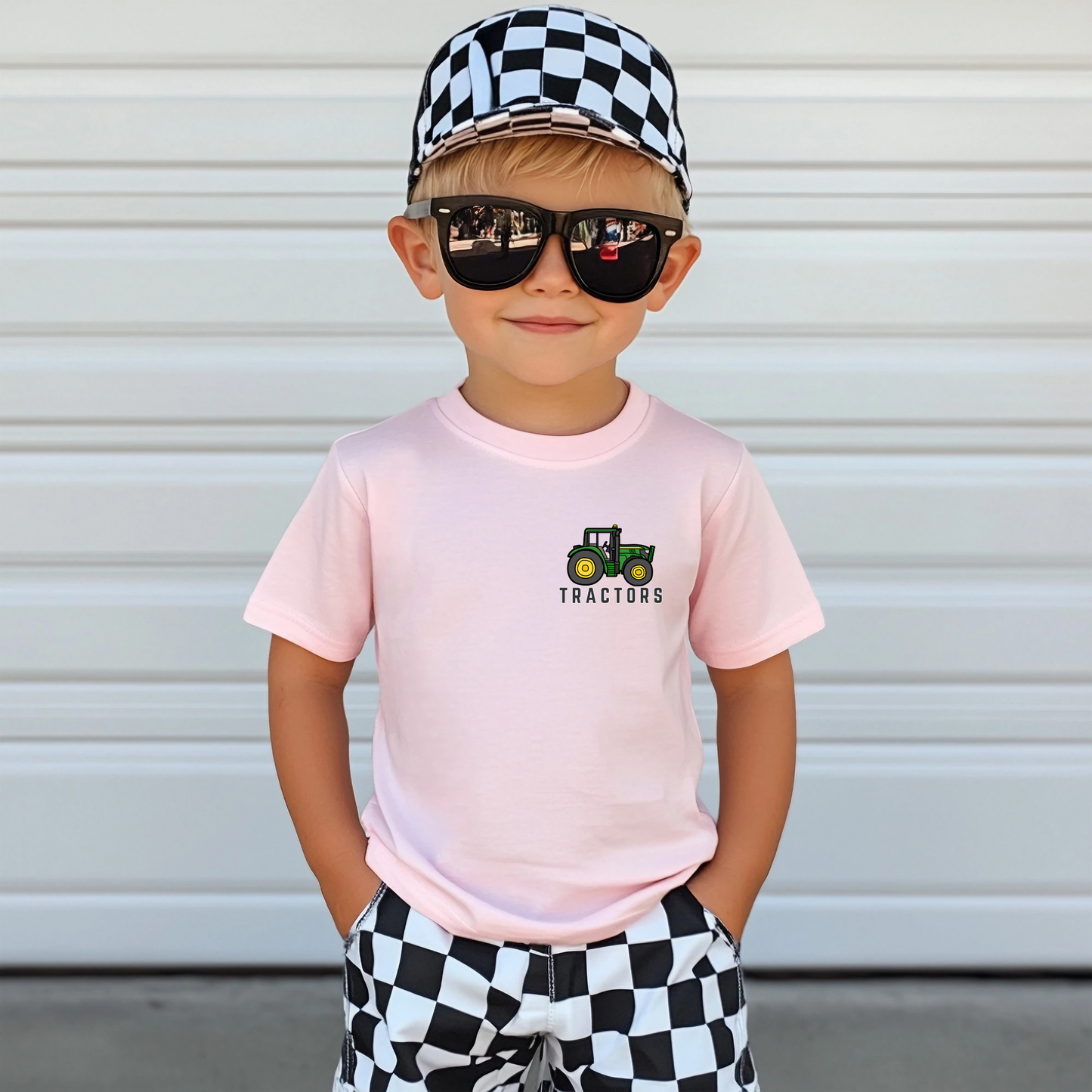 Just A Boy Who Loves Tractors Gildan™️ Kids Tee