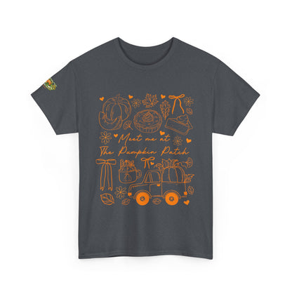 Meet Me At The Pumpkin Patch Gildan™ Adult Unisex T-Shirt – Cozy Fall Graphic Tee