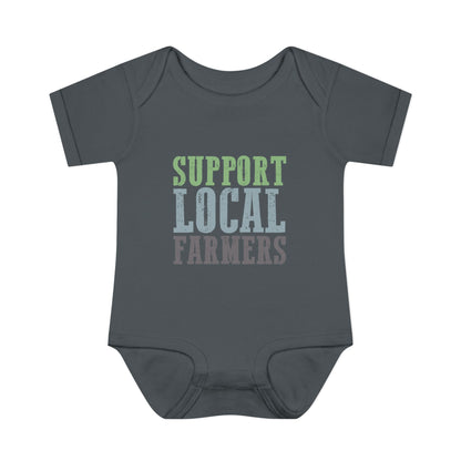 Support Local Farmers Infant Bodysuit