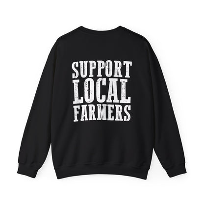 Farm Fresh & Cozy Crewneck – Support Local Farmers Sweatshirt