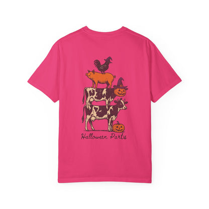 🎃 Halloween Party Cow Comfort Colors Tee