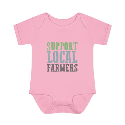 Support Local Farmers Infant Bodysuit