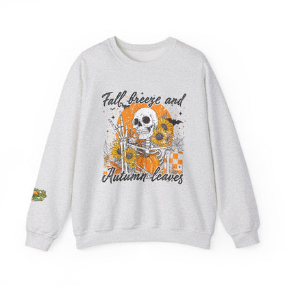 Fall Breeze & Autumn Leaves Gildan™️ Crewneck Sweatshirt
