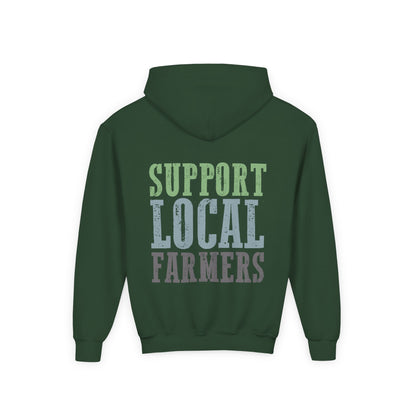 Support Local Farmers Youth Hoodie