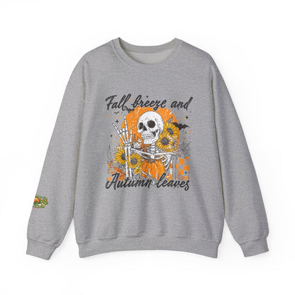 Fall Breeze & Autumn Leaves Gildan™️ Crewneck Sweatshirt