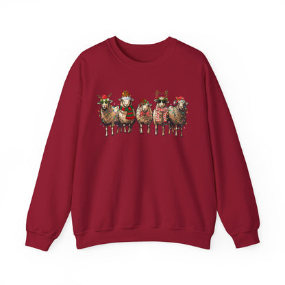 Merry Little Sheep Christmas Crewneck Sweatshirt