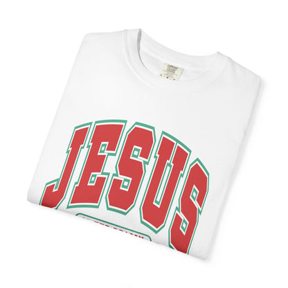 Jesus Is The Reason For The Season Comfort Colors T-Shirt – Festive Faith Holiday Tee