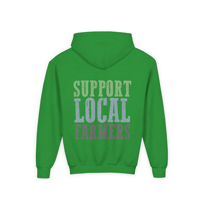 Support Local Farmers Youth Hoodie