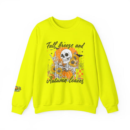 Fall Breeze & Autumn Leaves Gildan™️ Crewneck Sweatshirt
