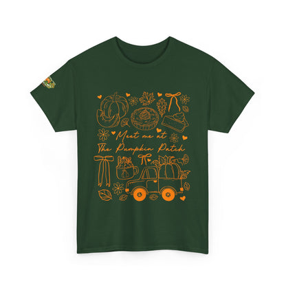 Meet Me At The Pumpkin Patch Gildan™ Adult Unisex T-Shirt – Cozy Fall Graphic Tee