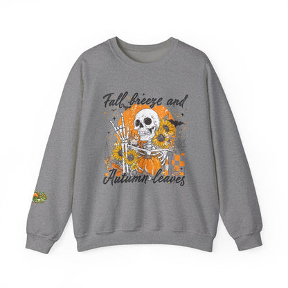 Fall Breeze & Autumn Leaves Gildan™️ Crewneck Sweatshirt