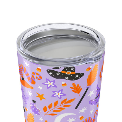 Halloween Witch Tumbler, 20oz Travel Mug, Spooky Gift, Autumn Decor, Pumpkin Spice Season, Witch Themed Drinkware