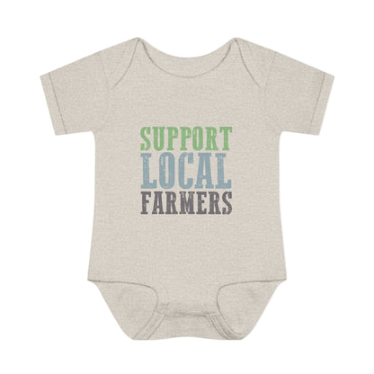 Support Local Farmers Infant Bodysuit