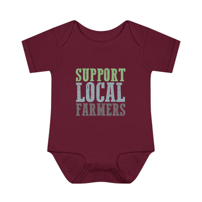 Support Local Farmers Infant Bodysuit
