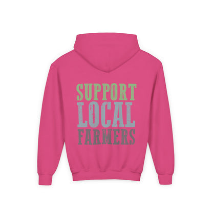 Support Local Farmers Youth Hoodie