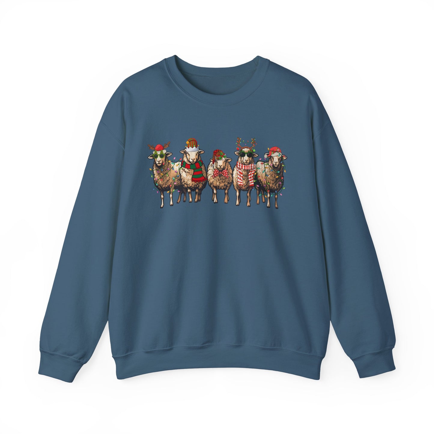 Merry Little Sheep Christmas Crewneck Sweatshirt