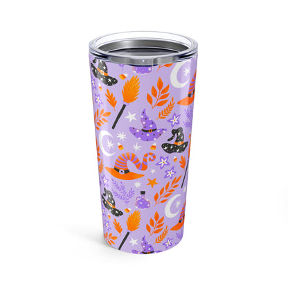 Halloween Witch Tumbler, 20oz Travel Mug, Spooky Gift, Autumn Decor, Pumpkin Spice Season, Witch Themed Drinkware