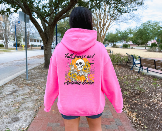 Fall Breeze & Autumn Leaves Hoodie 🎃