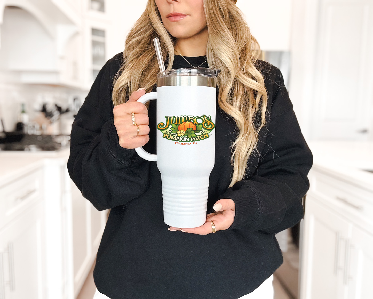 🎃 Jumbo’s Pumpkin Patch 40oz Logo Tumbler