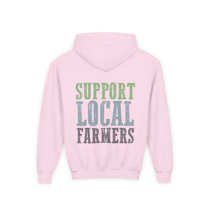 Support Local Farmers Youth Hoodie