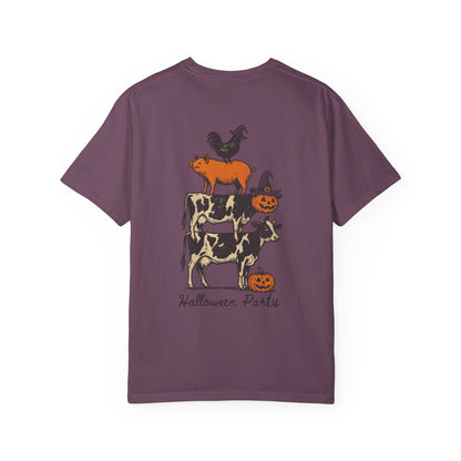 🎃 Halloween Party Cow Comfort Colors Tee