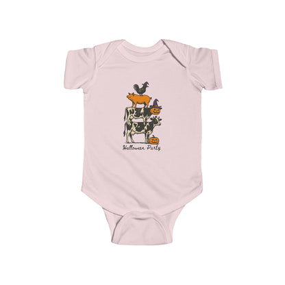 🎃 Halloween Party Farm Animals Infant Bodysuit