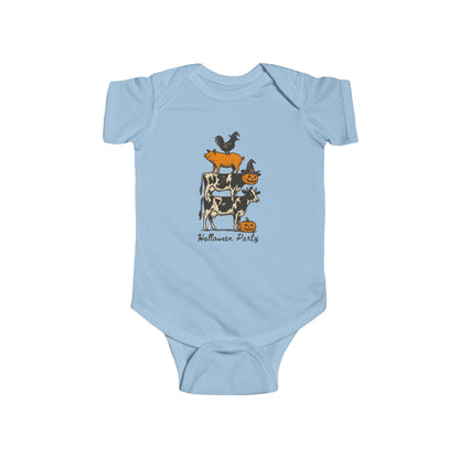 🎃 Halloween Party Farm Animals Infant Bodysuit