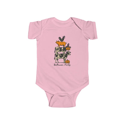🎃 Halloween Party Farm Animals Infant Bodysuit