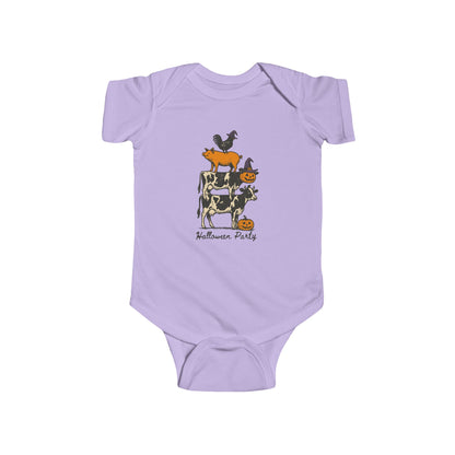 🎃 Halloween Party Farm Animals Infant Bodysuit