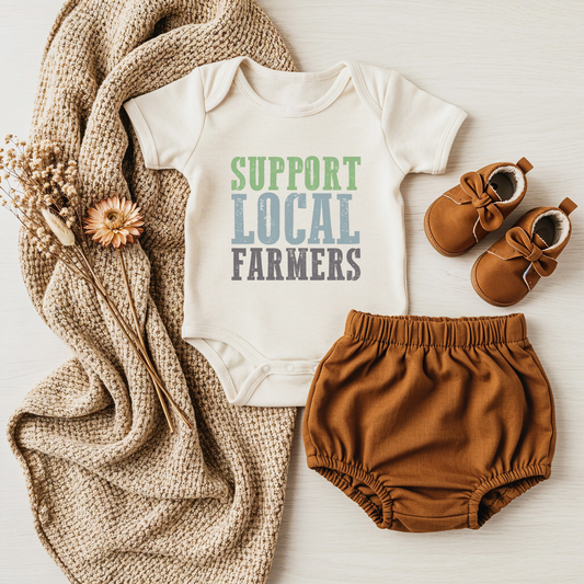 Support Local Farmers Infant Bodysuit