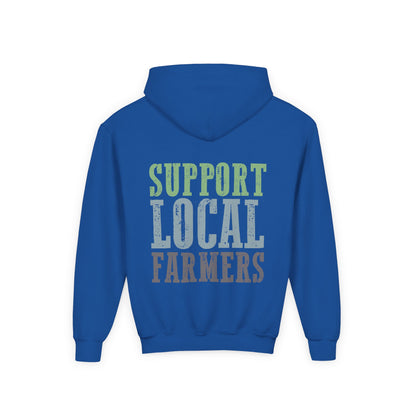 Support Local Farmers Youth Hoodie