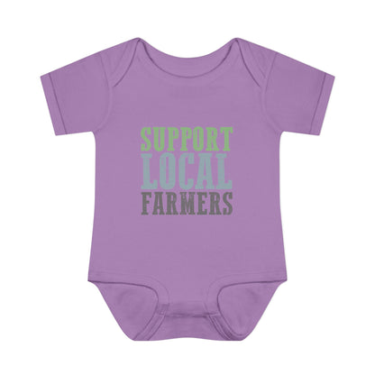 Support Local Farmers Infant Bodysuit