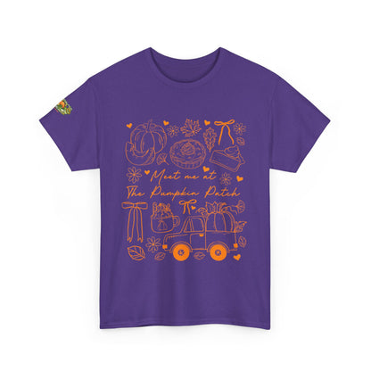 Meet Me At The Pumpkin Patch Gildan™ Adult Unisex T-Shirt – Cozy Fall Graphic Tee