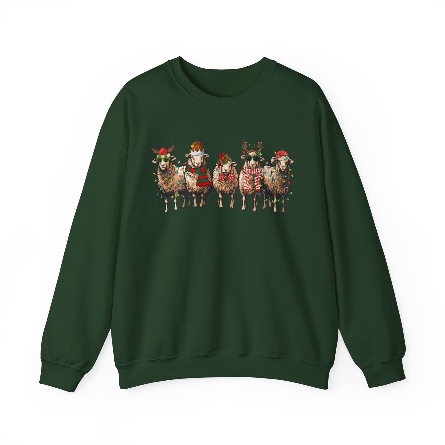 Merry Little Sheep Christmas Crewneck Sweatshirt
