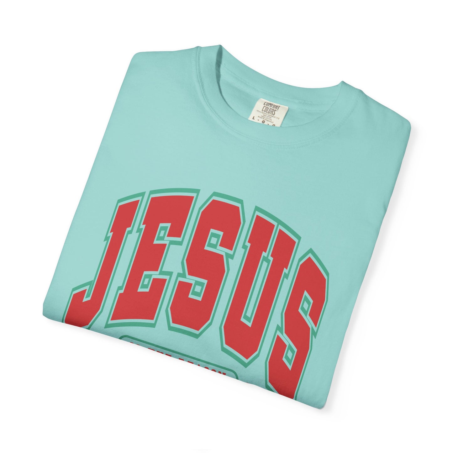 Jesus Is The Reason For The Season Comfort Colors T-Shirt – Festive Faith Holiday Tee