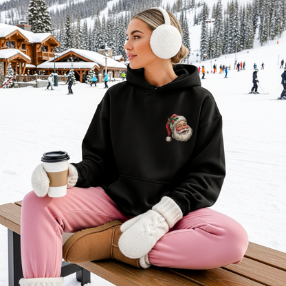 ’Tis the Season Santa Hooded Sweatshirt