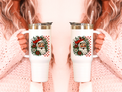 Jumbo’s 40oz Santa Tumbler – Festive Holiday Drinkware