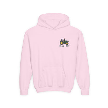 🚜 “Things I Do in My Spare Time” Kids Tractor Hoodie – Cozy & Fun Farmwear