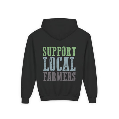 Support Local Farmers Youth Hoodie