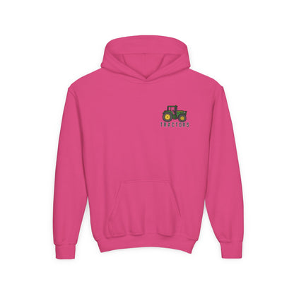 🚜 “Things I Do in My Spare Time” Kids Tractor Hoodie – Cozy & Fun Farmwear