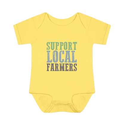 Support Local Farmers Infant Bodysuit