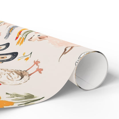 Farm Animal Wrapping Paper – Tractor & Barnyard Gift Wrap for Kids & Families