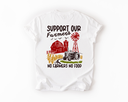 No Farmers No Food Comfort Colors Tee