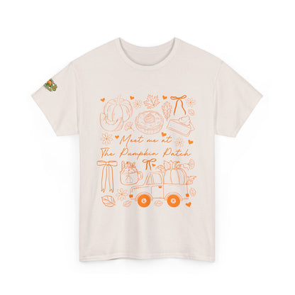 Meet Me At The Pumpkin Patch Gildan™ Adult Unisex T-Shirt – Cozy Fall Graphic Tee